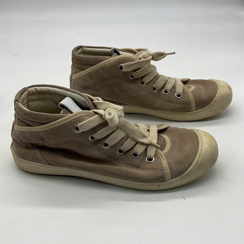 GEOX Beige Suede Sneaker Style Shoe size 6 - Picture 3 of 10